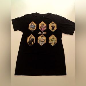 JoJo’s Bizarre Adventure Black T-Shirt Adult XS